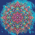 Miniatyrbild: Diamantmönster för Colorful Mandala