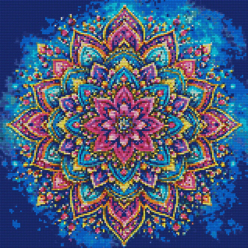 Diamond pattern - Mystic Mandala Radiance