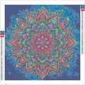 Thumbnail for Colorful Mandala diamond painting adhesive canvas 40x40cm