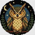 Miniatyrbild: Diamantmönster för Copper Owl