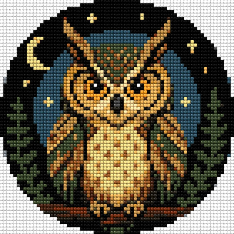 Diamantmönster för Copper Owl