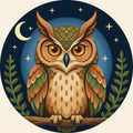 Thumbnail for Diamond painting pattern chart - Copper Owl