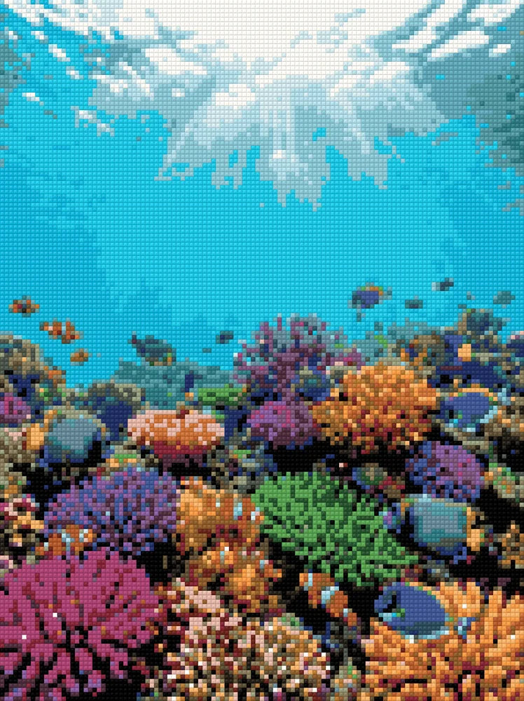 Diamond pattern - Coral Reef Life