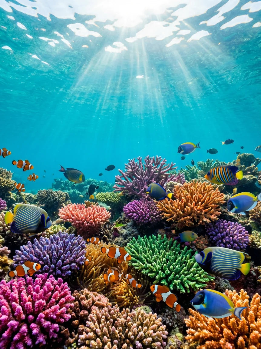 Diamond painting Coral Reef Life