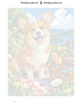 Thumbnail for Paint by numbers numbered canvas - Corgi Picnic 30x40cm