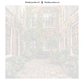 Thumbnail for Numbered canvas - Courtyard with Bench and Plants 50x50cm