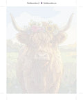 Thumbnail for Numbered canvas - Cow with Flowers 40x50cm