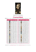 Thumbnail for Cracked Mask diamond painting color chart – 34 DMC colors