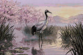 Thumbnail for Diamond painting pattern chart - Crane in Water