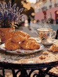 Thumbnail for Diamond pattern - Croissants and Coffee