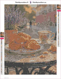 Thumbnail for Croissants and Coffee diamond painting adhesive canvas 30x40cm