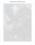 Thumbnail for Paint by numbers numbered canvas - Crow and Glasshouse Roses 30x40cm