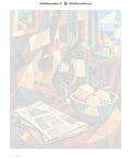 Thumbnail for Paint by numbers numbered canvas - Cubist Guitar 40x50cm