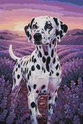Thumbnail for Diamond Pattern - Dalmatian in Lavender