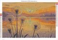 Thumbnail for Dandelions at Sunset diamond painting adhesive canvas 60x40cm