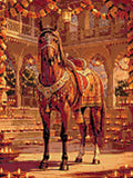 Thumbnail for Diamond Pattern - Decorated Royal Horse
