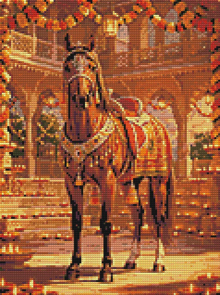 Diamond Pattern - Decorated Royal Horse