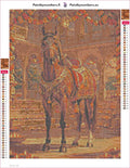 Thumbnail for Decorated Royal Horse diamond painting adhesive canvas 30x40cm