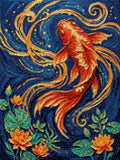 Thumbnail for Diamond painting pattern chart - Deep Water Swirl