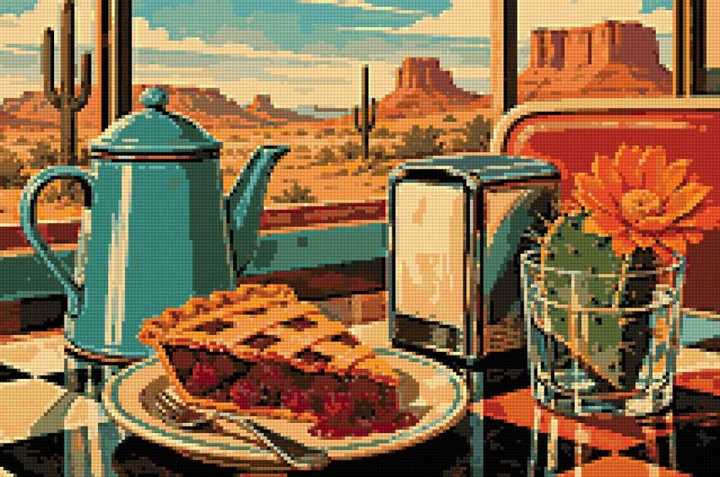 Diamantmönster för Desert Diner
