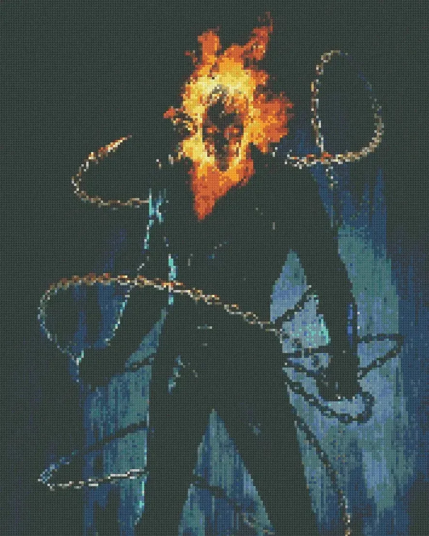 Ghost Rider 30x40cm - Diamond Painting 