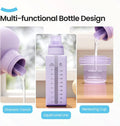 Thumbnail for Multi-purpose bottle of diamond painting varnish with a measuring scale and pouring spout.