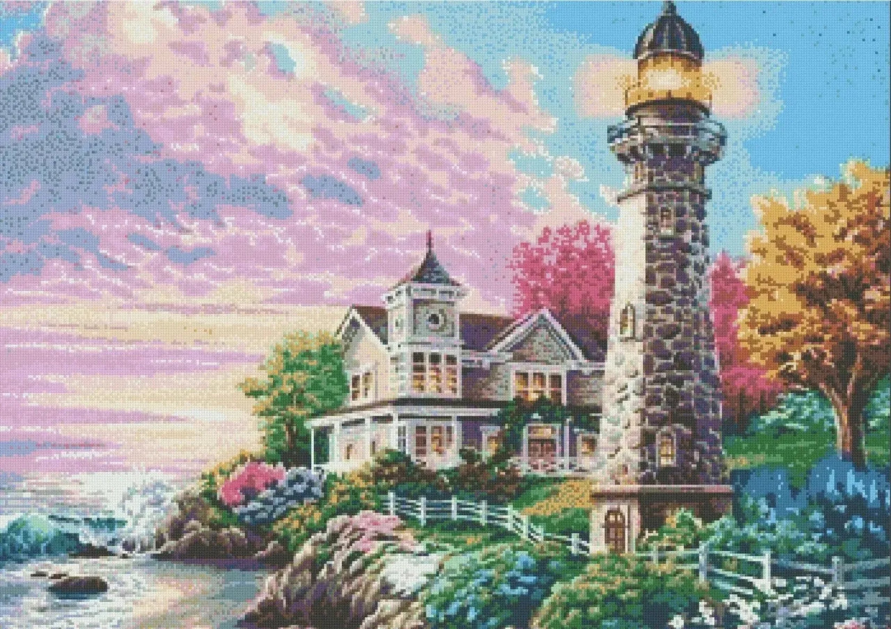 Grade B: Guiding Light 60x80cm - Large Diamond Painting 