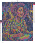 Thumbnail for Diamond painting adhesive canvas preview - Digital Artist