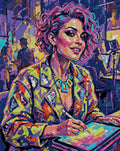 Thumbnail for Diamond painting pattern chart - Digital Artist