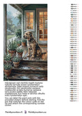 Thumbnail for Paint color chart and instructions - Dog on Porch Steps 40x70cm