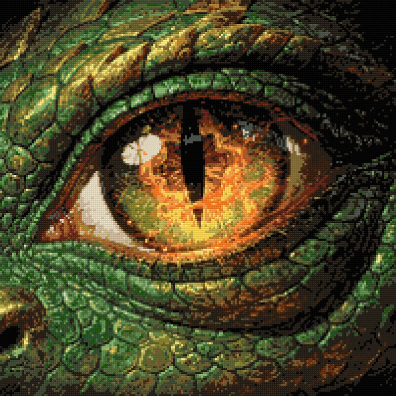 Diamantmönster för Dragon Eye
