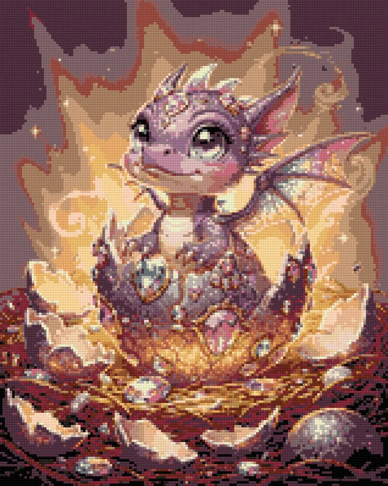 Diamond Pattern - Dragon Hatchling