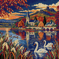 Thumbnail for Duddingston Reed Reflections, 50x50 cm diamond painting – full design preview without the close-up inset