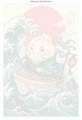 Thumbnail for Numbered canvas - Dumpling in Noodle Bowl Boat 80x120cm