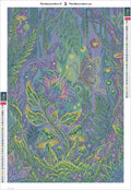 Thumbnail for Diamond painting adhesive canvas preview - Enchanted Forest Butterfly