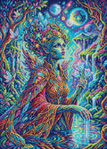 Thumbnail for Enchanted Forest Fairy Queen, 50x70 cm diamond painting – full design preview without the close-up inset