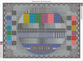 Thumbnail for Diamond painting adhesive canvas preview - End of Broadcast Test Card