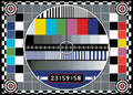 Thumbnail for End of Broadcast Test Card, 70x50 cm diamond painting – finished design preview