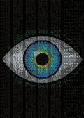 Thumbnail for Eye in the Hex Dump, 50x70 cm diamond painting – finished design preview