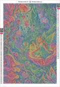 Thumbnail for Diamond painting adhesive canvas preview - Fairy Girl in Enchanted Forest