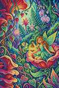 Thumbnail for Fairy Girl in Enchanted Forest, 40x60 cm diamond painting – full design preview without the close-up inset