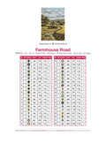 Thumbnail for DMC color chart for Farmhouse Road diamond painting - 38 colors