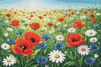 Thumbnail for Diamond pattern - Field of Poppies
