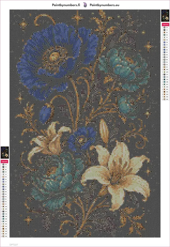 Floral Arrangement diamond painting adhesive canvas 40x60cm