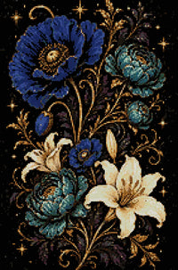 Thumbnail for Diamond pattern - Floral Arrangement