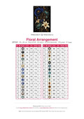 Thumbnail for Floral Arrangement diamond painting color chart – 30 DMC colors