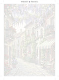 Thumbnail for Paint by numbers numbered canvas - Flower Street and Bicycles 50x70cm