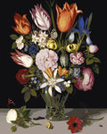 Thumbnail for Flowers in a Glass paint by numbers - Ambrosius Bosschaert