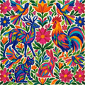 Thumbnail for Animals and flowers pattern paint by numbers, colorful design with deer, rooster, cat, rabbit, birds and flowers.