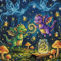 Thumbnail for Diamond pattern - Forest Fairies
